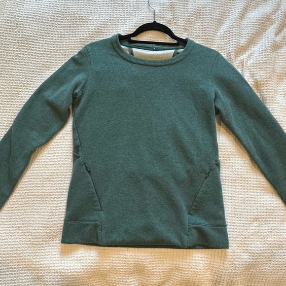 Lululemon & Go Endeavor Long Sleeve sweatshirt in Deep Green size 6 women’s - Picture 8 of 12